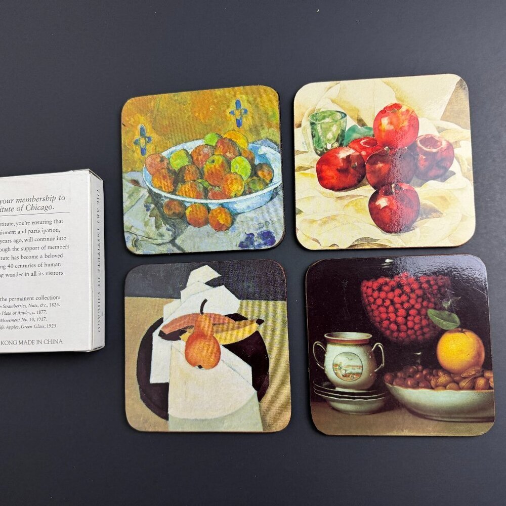 Set of 4 Coasters Art Institute of Chicago Gift
